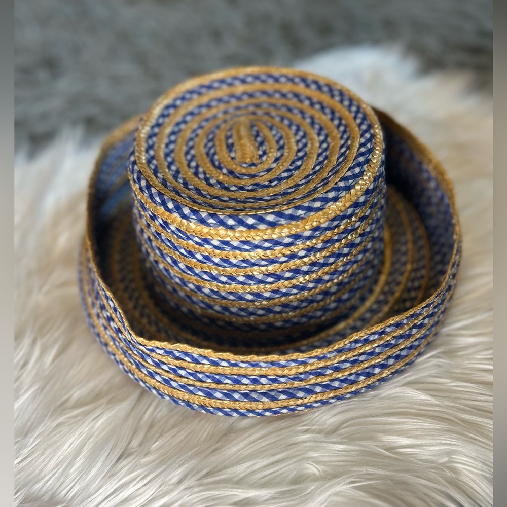 Cappelli Straworld Blue and Tan Hat